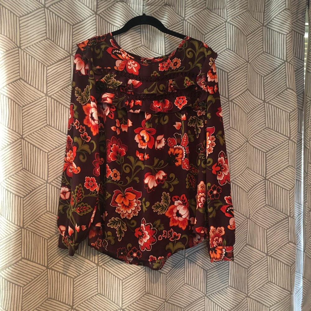 Romantic floral blouse
